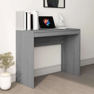 Bureau 90 x 40 x 72 cm sonoma gris bois d'ingénierie – vue d’ensemble
