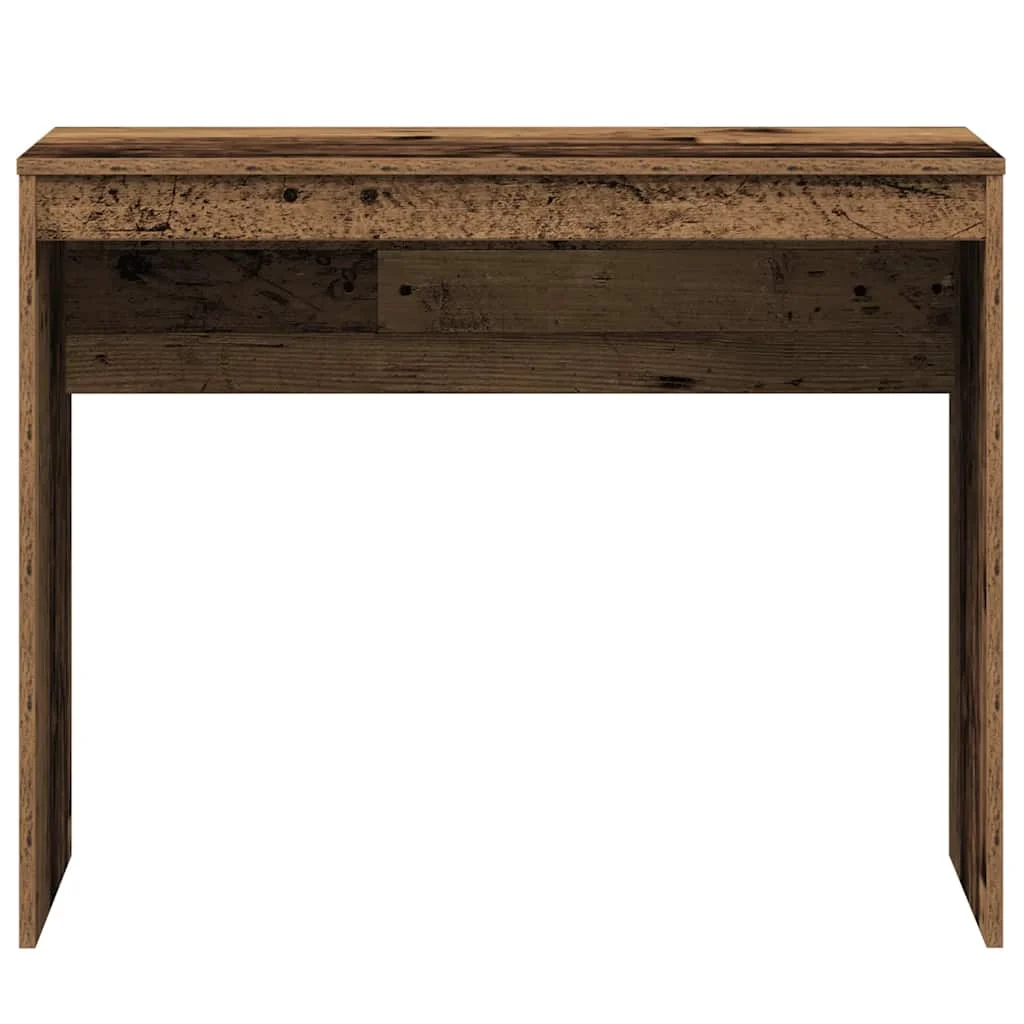 Bureau 90 x 40 x 72 cm vieux bois bois d'ingénierie – vue en situation