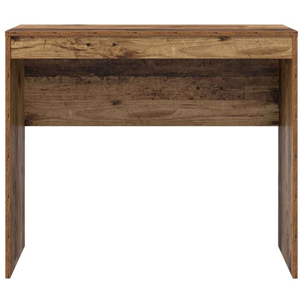 Bureau 90 x 40 x 76 cm bois ancien bois d'ingénierie – vue de dessus