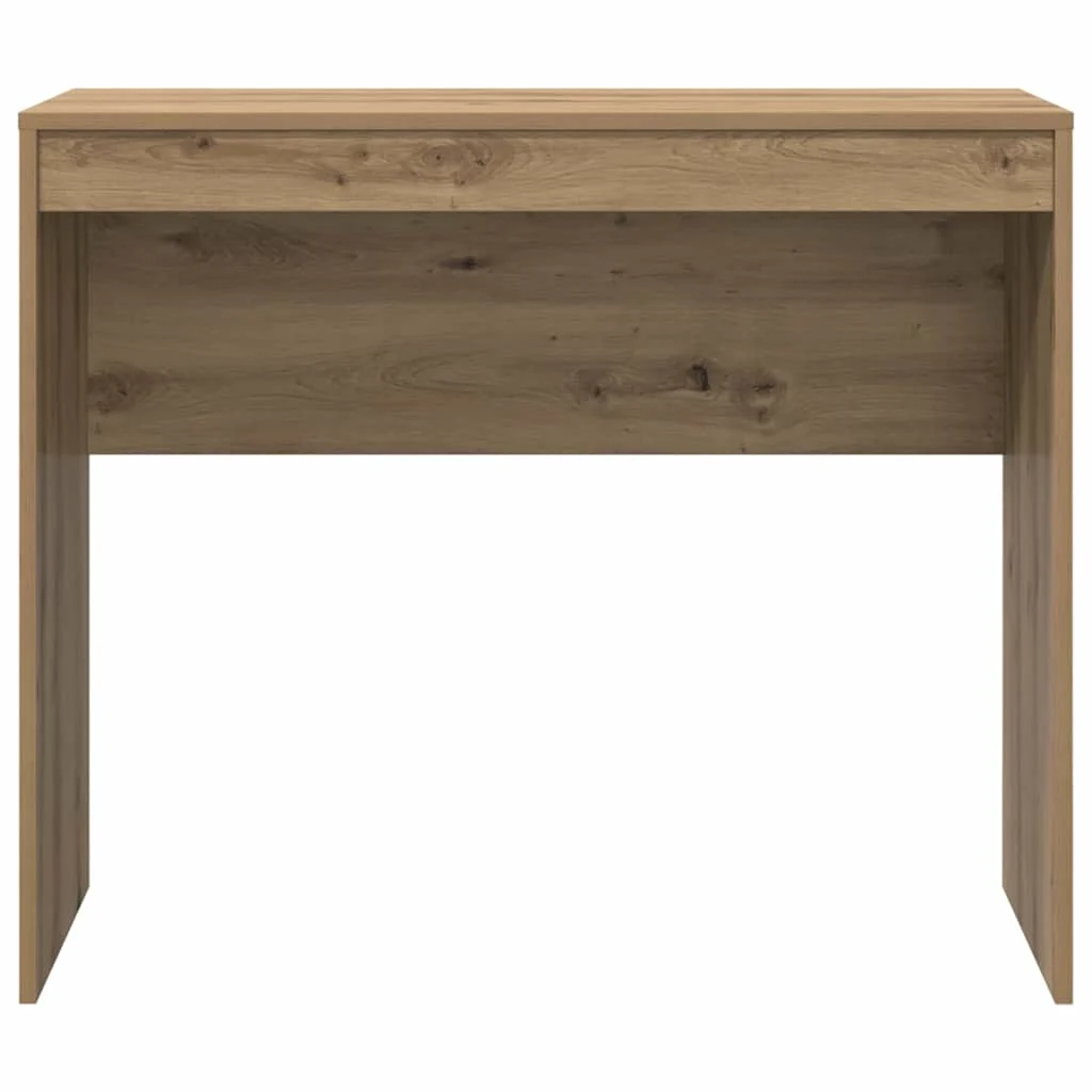 Bureau 90 x 40 x 76 cm chêne artisanal bois d'ingénierie – vue de dessus
