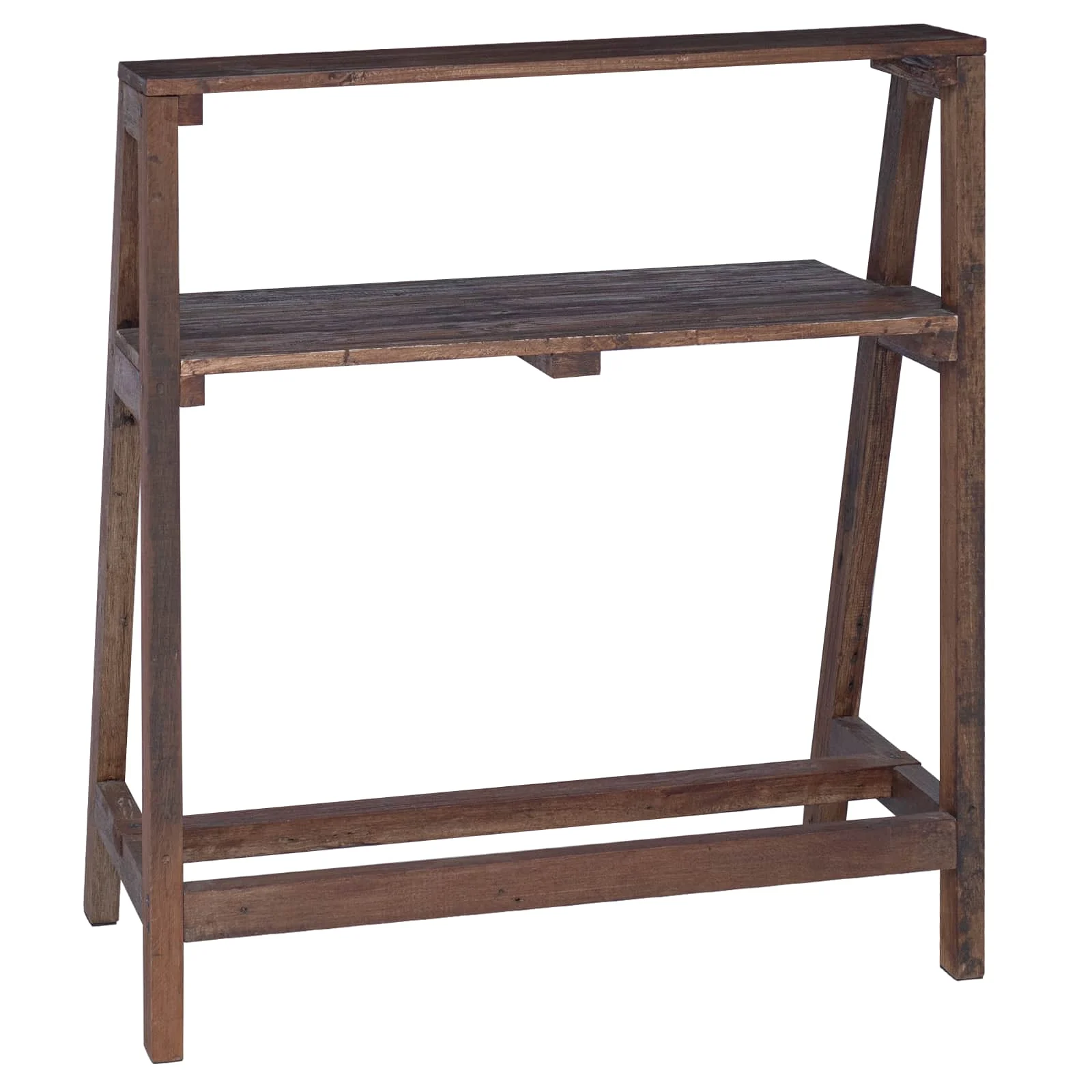 Bureau 90 x 50 x 103 cm brun – vue de dos