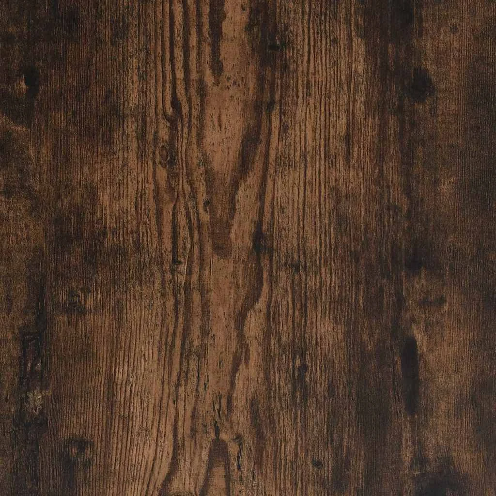 Bureau 90 x 50 x 74 cm chêne fumé bois d'ingénierie – vue de dos