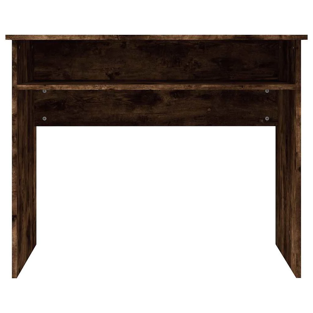 Bureau 90 x 50 x 74 cm chêne fumé bois d'ingénierie – vue de détail