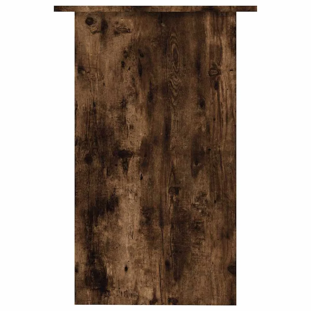 Bureau 90 x 50 x 74 cm chêne fumé bois d'ingénierie – vue en situation