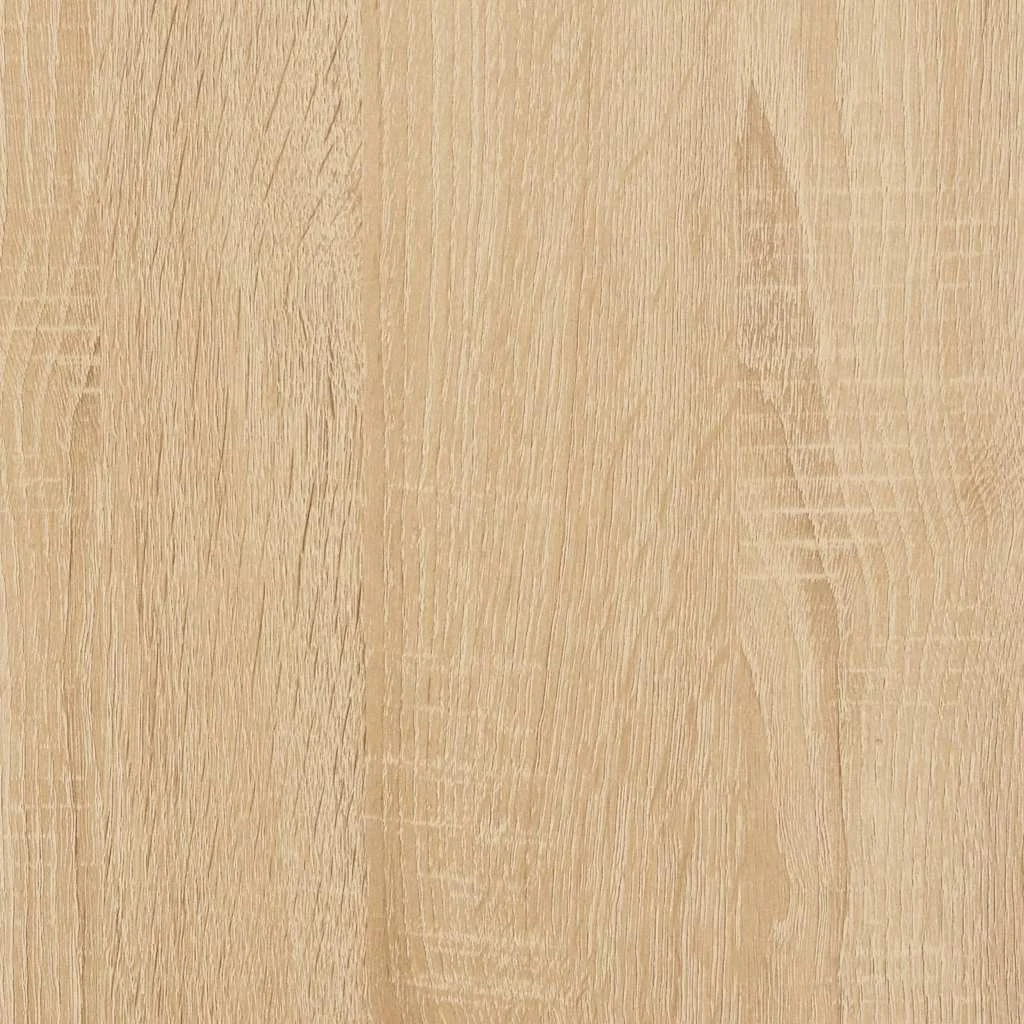Bureau 90 x 50 x 74 cm chêne sonoma bois d'ingénierie – vue de dos