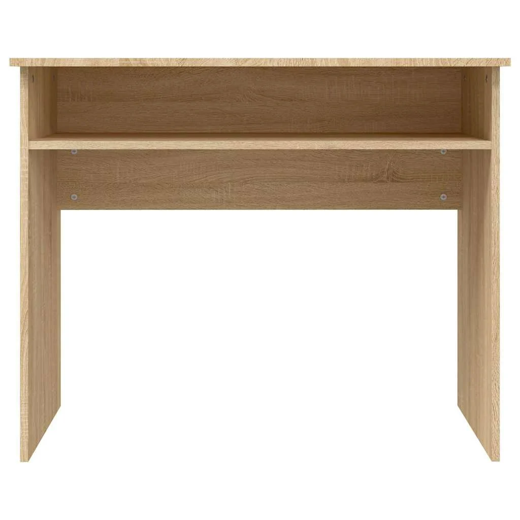 Bureau 90 x 50 x 74 cm chêne sonoma bois d'ingénierie – vue de détail