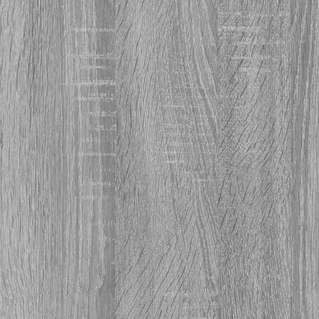 Bureau 90 x 50 x 74 cm sonoma gris bois d'ingénierie – vue de dos