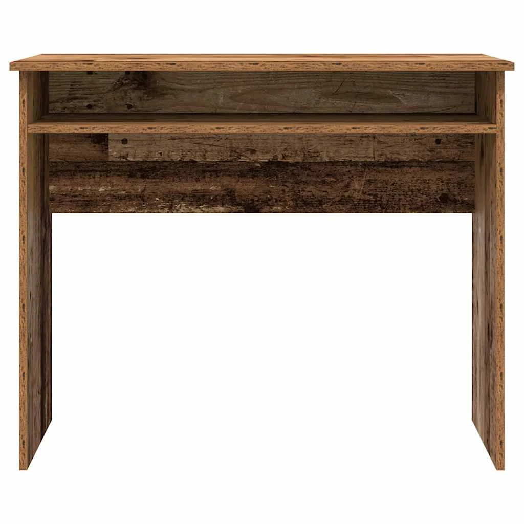 Bureau 90 x 50 x 74 cm vieux bois bois d'ingénierie – vue en situation