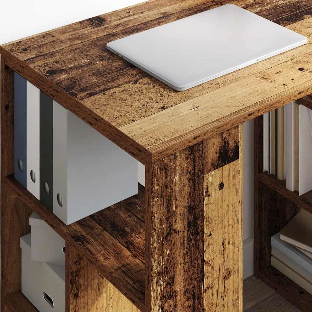 Bureau 90 x 50 x 75 cm bois ancien bois d'ingénierie – vue en situation
