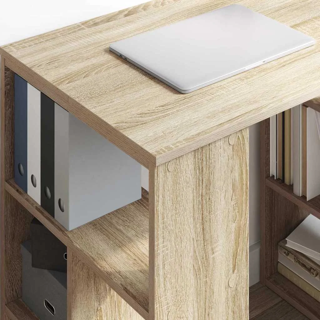 Bureau 90 x 50 x 75 cm chêne sonoma bois d'ingénierie – vue en situation