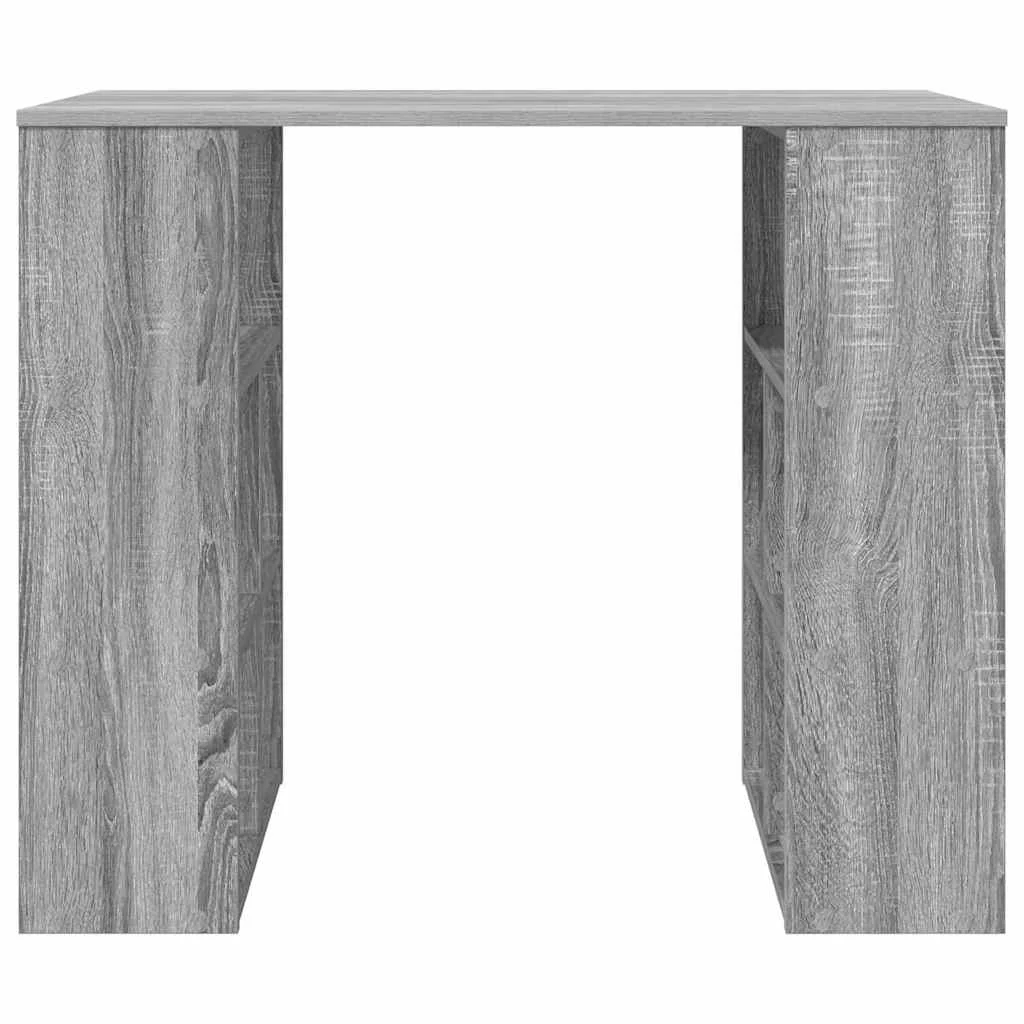 Bureau 90 x 50 x 75 cm sonoma gris bois d'ingénierie – vue de dessus