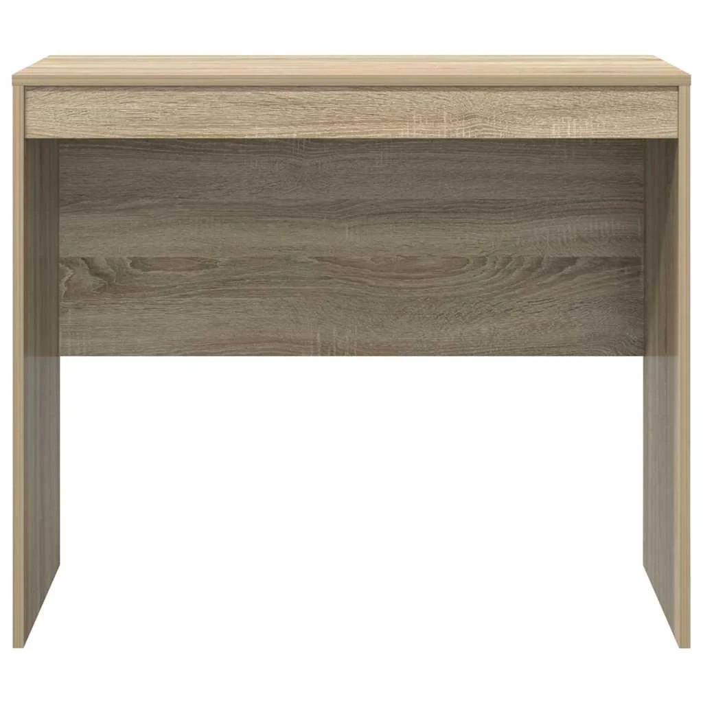 Bureau 90 x 50 x 76 cm chêne sonoma bois d'ingénierie – vue de dessus