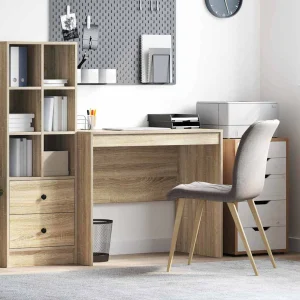 Bureau 90 x 50 x 76 cm chêne sonoma bois d'ingénierie – vue d’ensemble