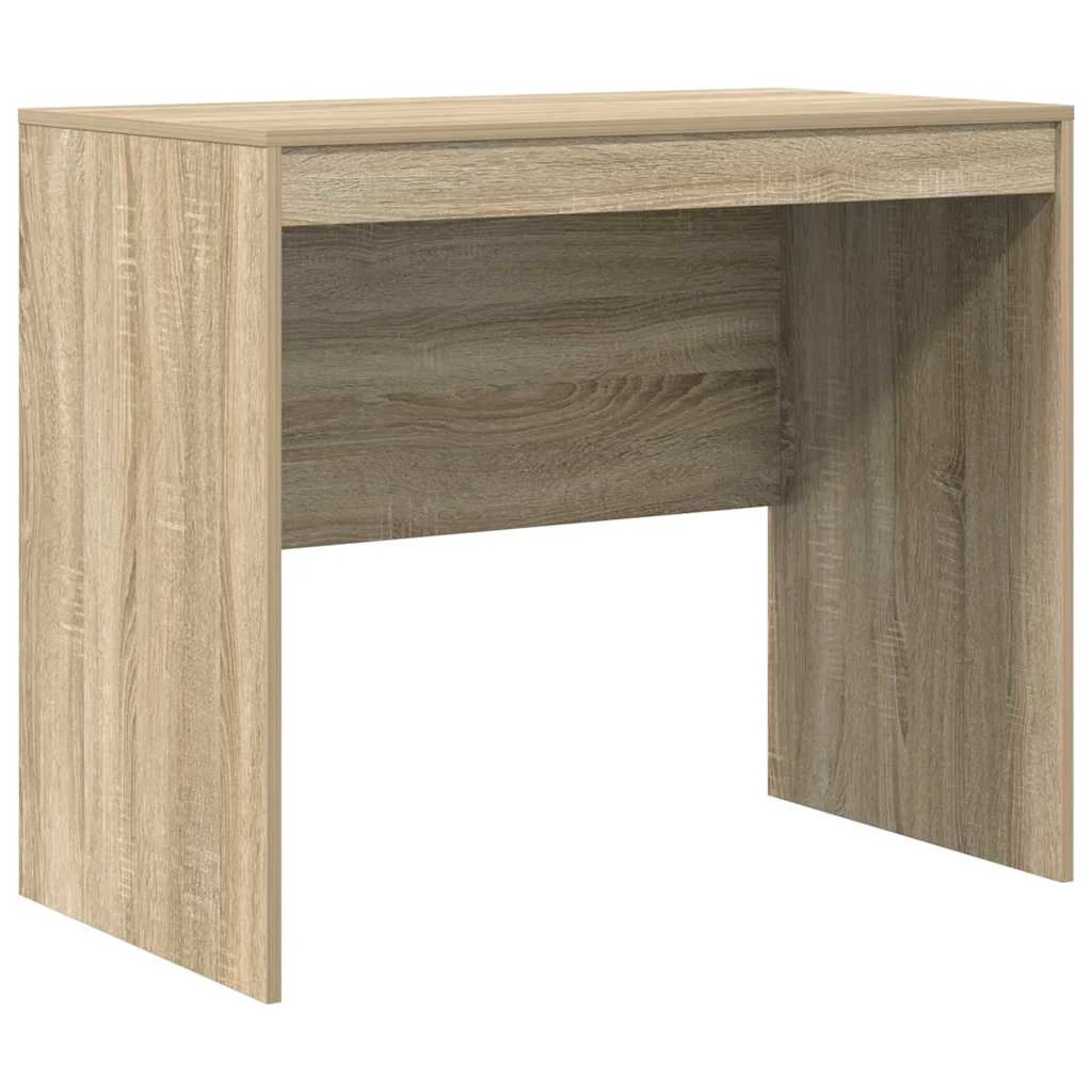 Bureau 90 x 50 x 76 cm chêne sonoma bois d'ingénierie – vue de côté