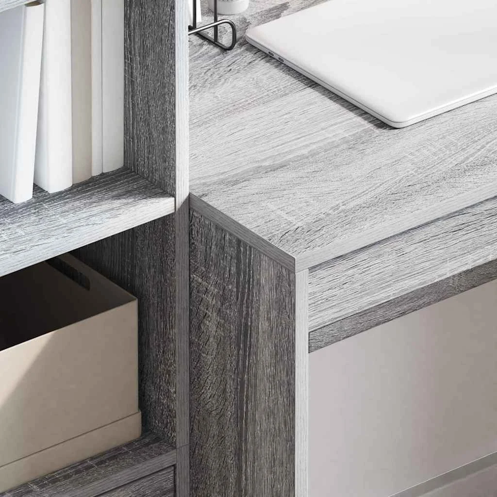 Bureau 90 x 50 x 76 cm sonoma gris bois d'ingénierie – vue en situation