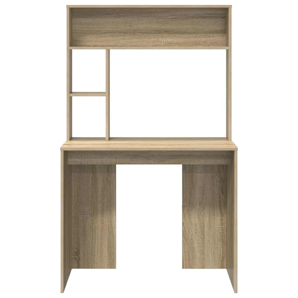 Bureau 91 x 50 x 149 cm chêne sonoma bois d'ingénierie – vue de dessus
