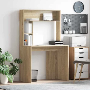 Bureau 91 x 50 x 149 cm chêne sonoma bois d'ingénierie – vue d’ensemble