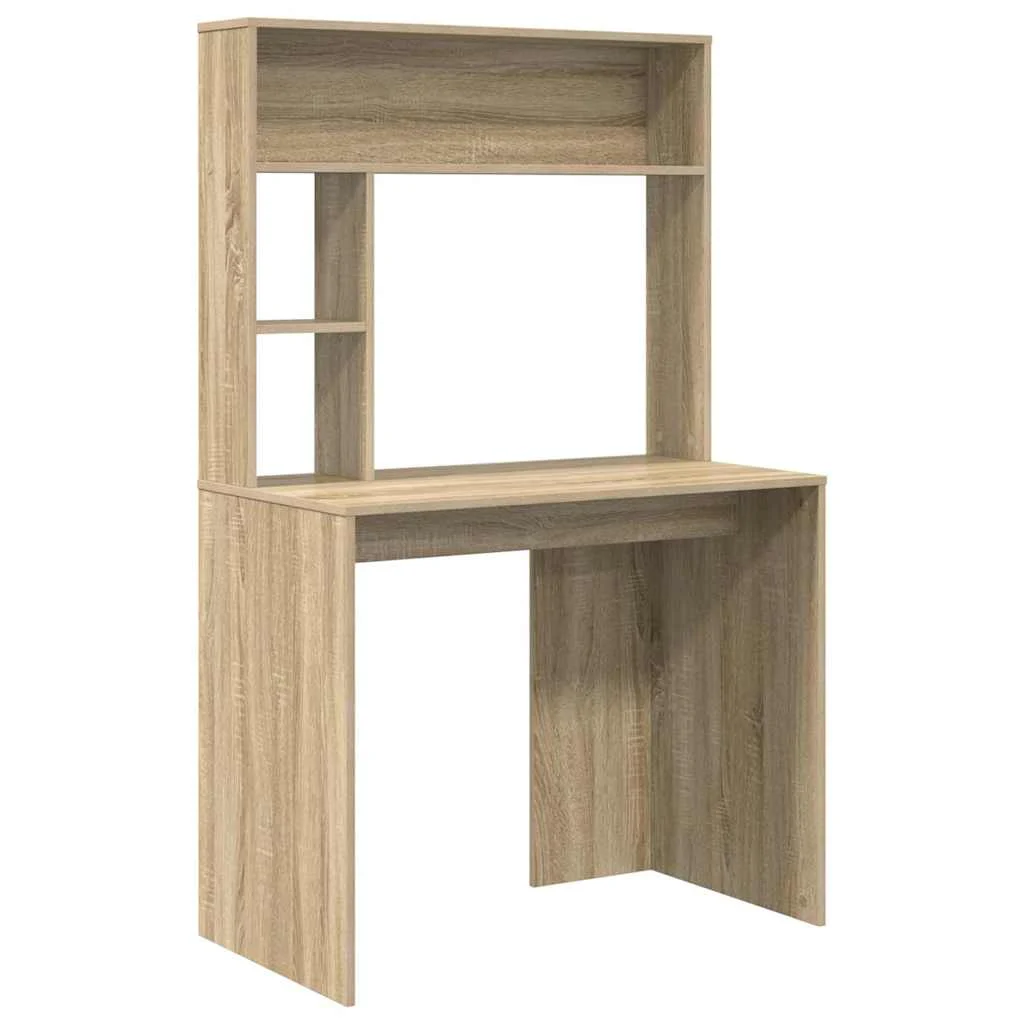 Bureau 91 x 50 x 149 cm chêne sonoma bois d'ingénierie – vue de côté