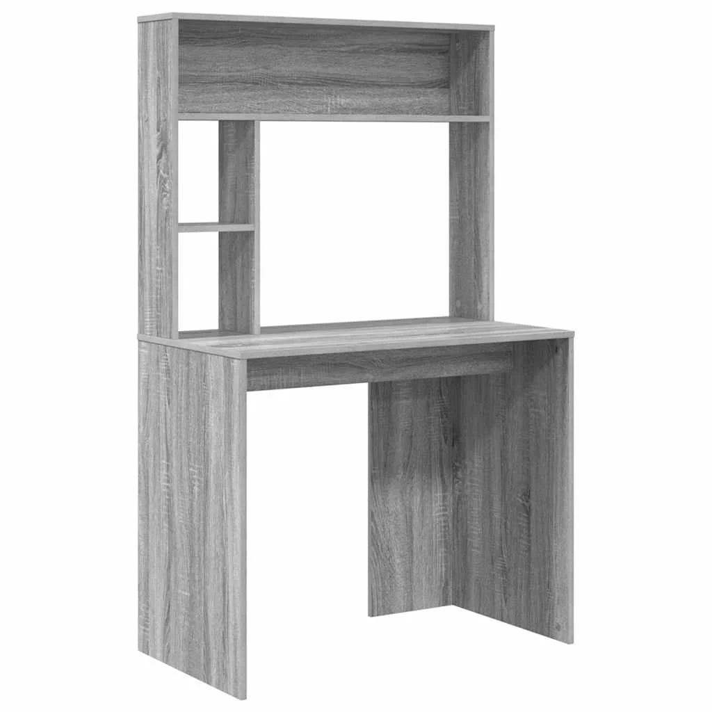 Bureau 91 x 50 x 149 cm sonoma gris bois d'ingénierie – vue de côté