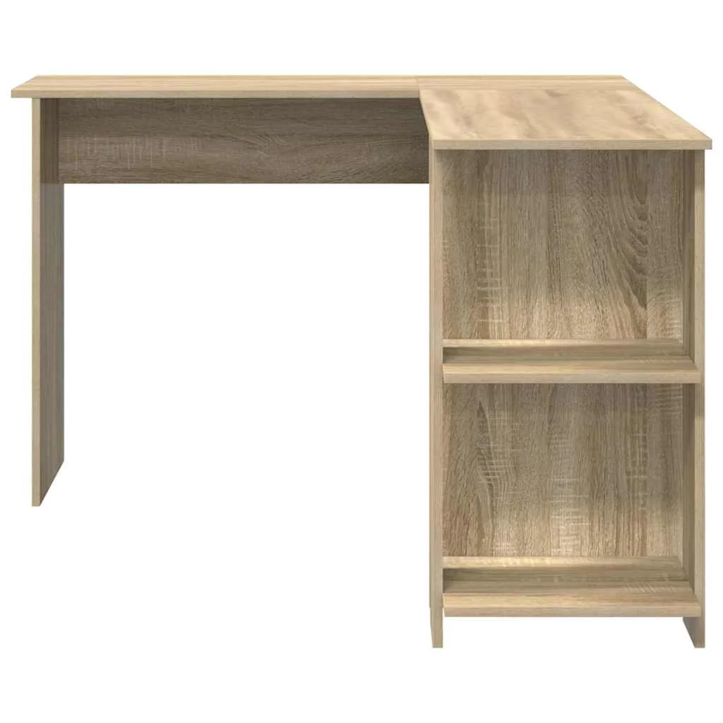 Bureau d'angle 140 x 113,5 x 75 cm chêne sonoma bois d'ingénierie – vue de dessus