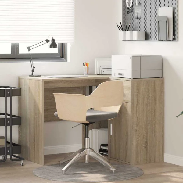 Bureau d'angle avec tiroir 102 x 88 x 75 cm chêne sonoma – vue d’ensemble