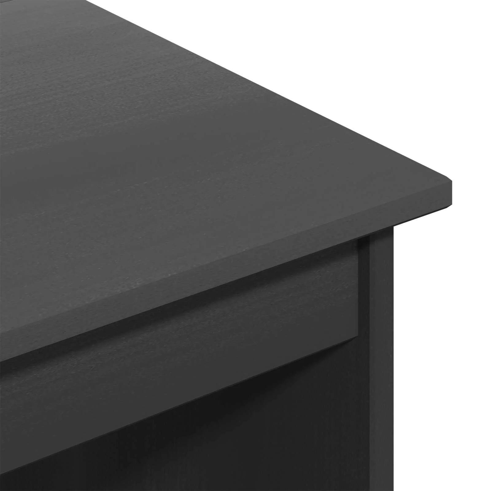 Bureau Bois 112 x 50 x 75 cm gris bois massif de pin – vue de dessus