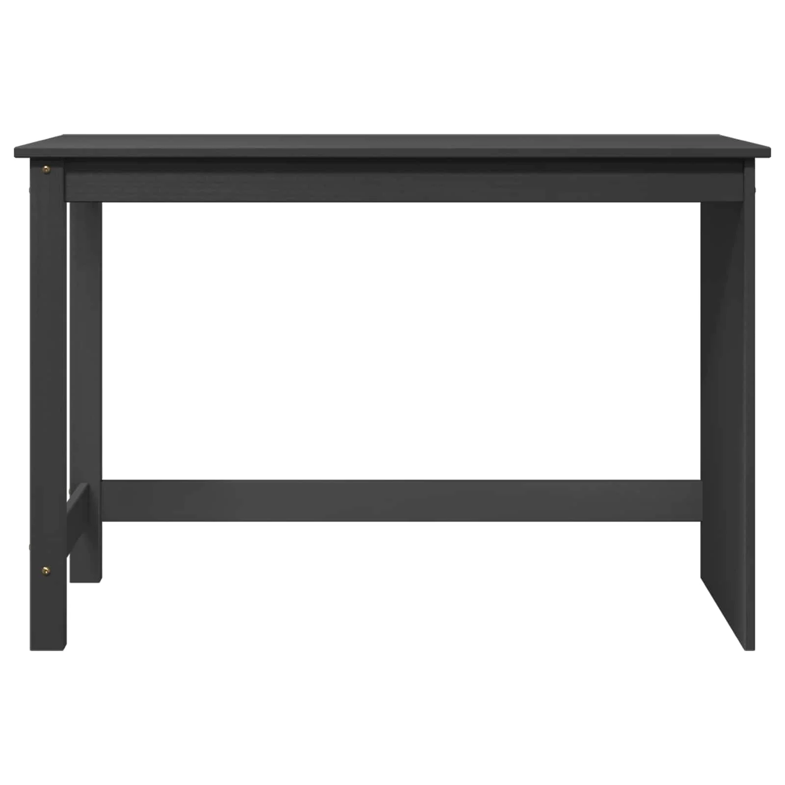 Bureau Bois 112 x 50 x 75 cm gris bois massif de pin – vue de côté