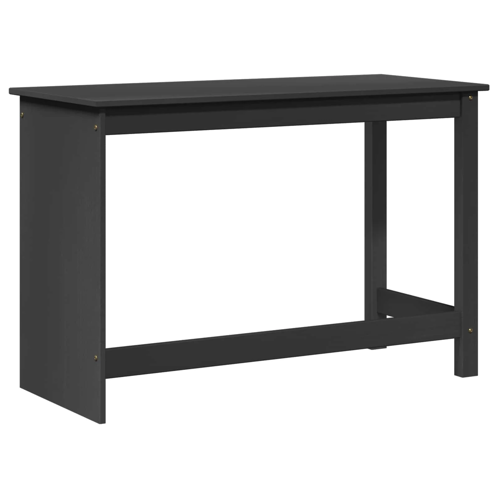 Bureau Bois 112 x 50 x 75 cm gris bois massif de pin – vue en situation