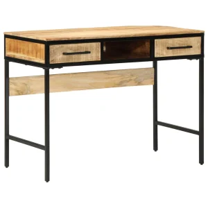 Bureau d'écriture 100 x 50 x 75 cm brun – vue d’ensemble