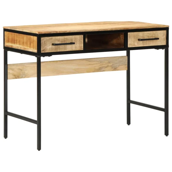 Bureau d'écriture 100 x 50 x 75 cm brun – vue d’ensemble