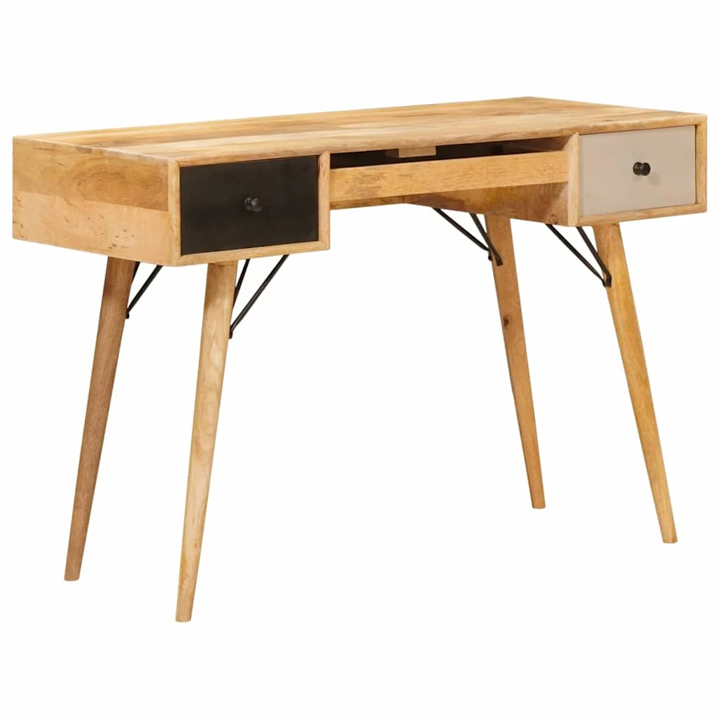 Bureau d'écriture 110 x 50 x 76 cm brun – vue en situation