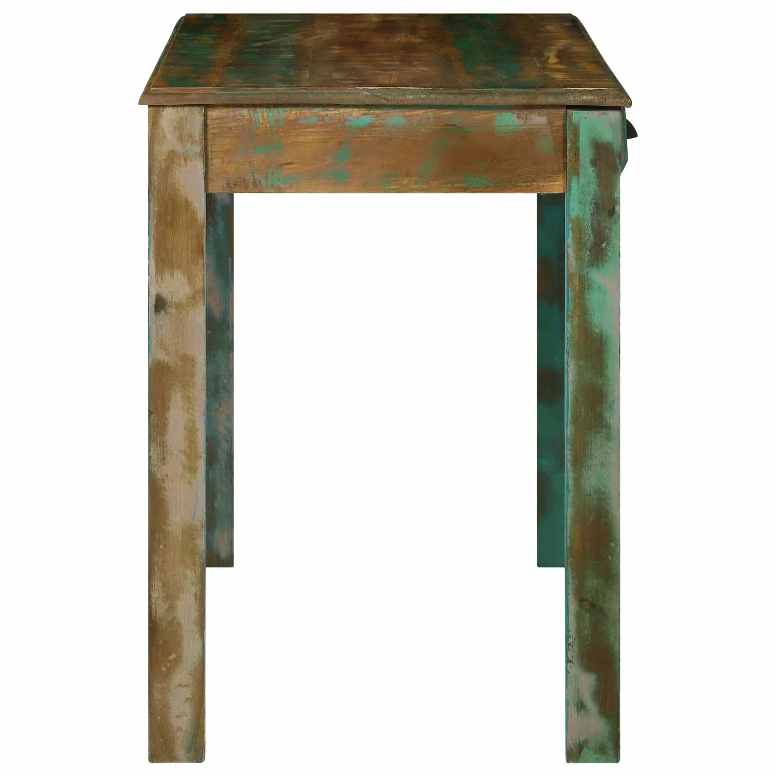 Bureau d'écriture 112 x 55 x 76 cm brun – vue de dos