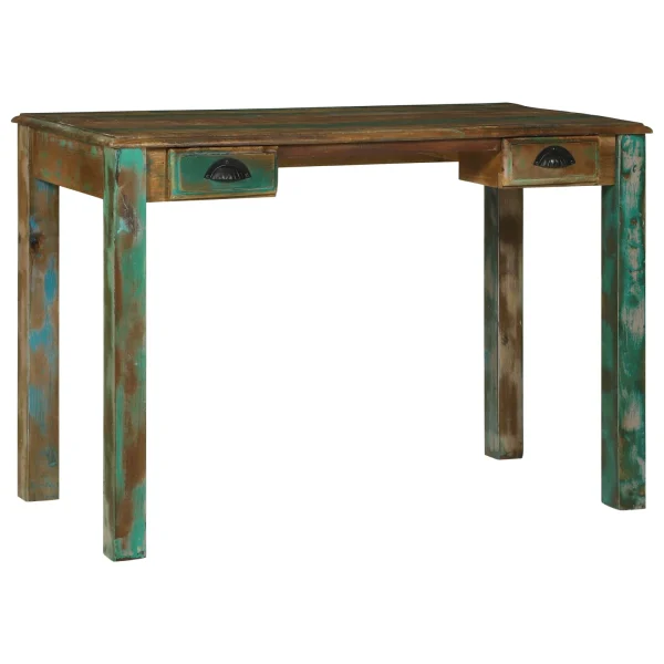 Bureau d'écriture 112 x 55 x 76 cm brun – vue d’ensemble