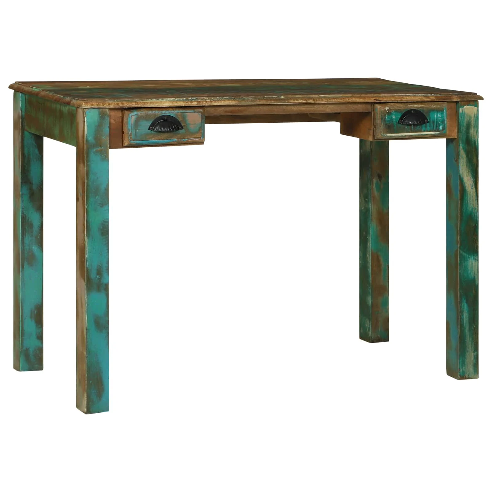 Bureau d'écriture 112 x 55 x 76 cm brun – vue de détail