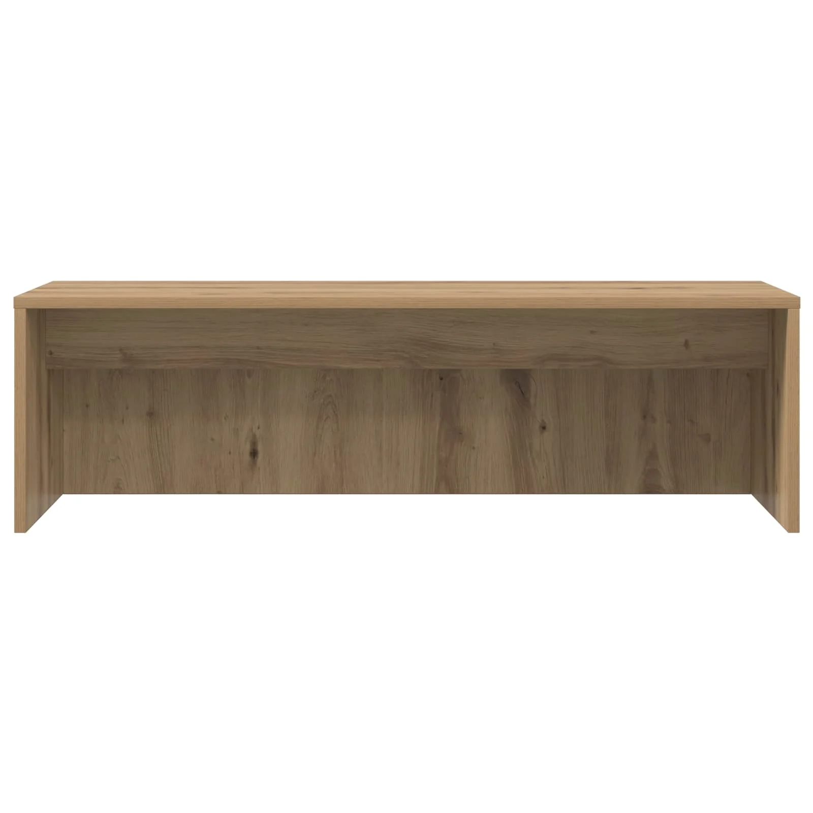 Bureau mural 100 x 45 x 30 cm chêne artisanal bois d'ingénierie – vue de dessus