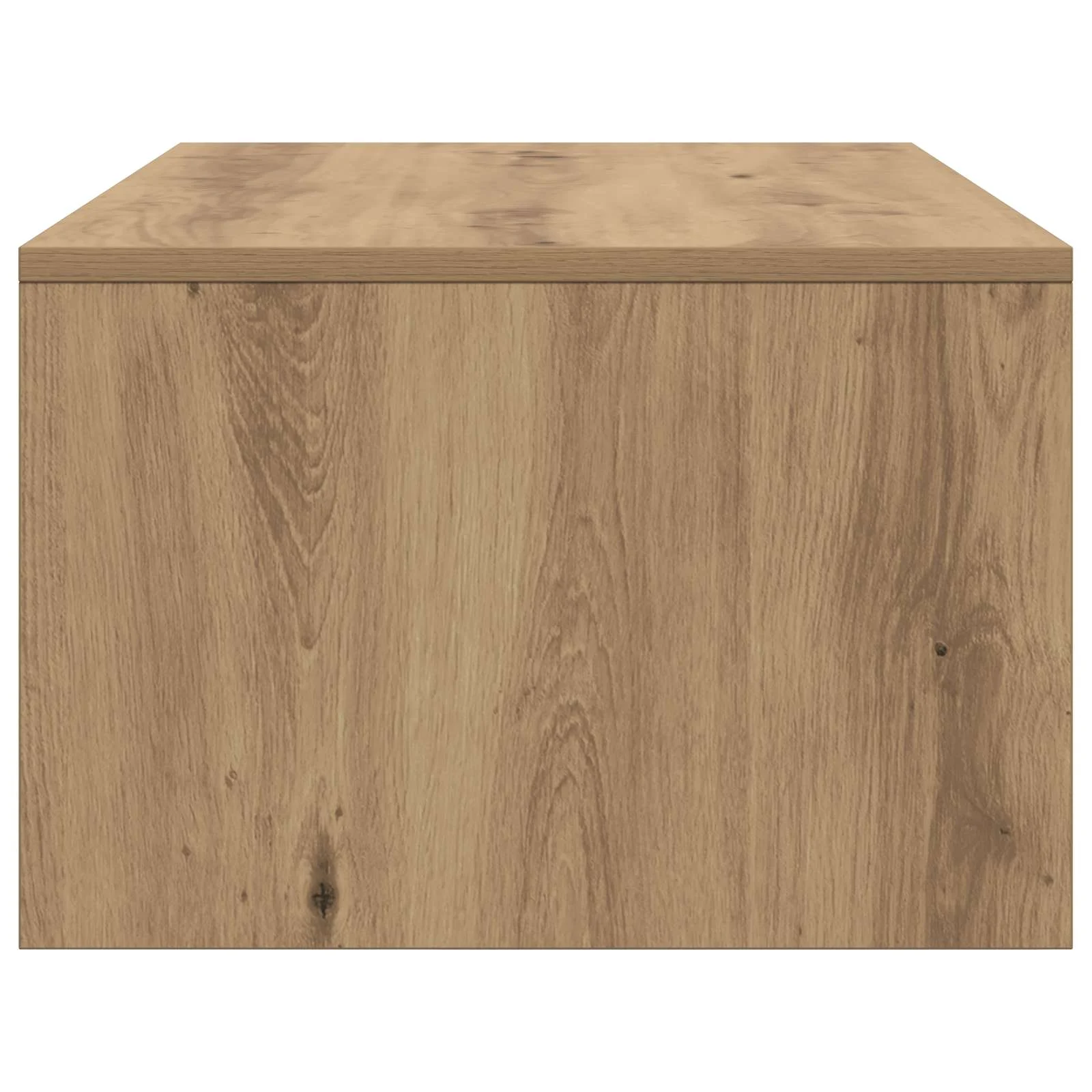 Bureau mural 100 x 45 x 30 cm chêne artisanal bois d'ingénierie – vue de dos