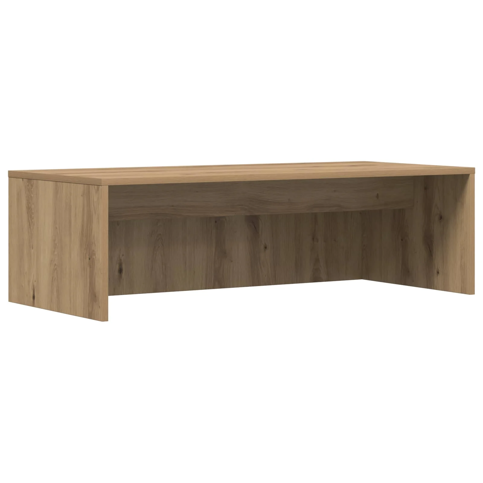Bureau mural 100 x 45 x 30 cm chêne artisanal bois d'ingénierie – vue de côté