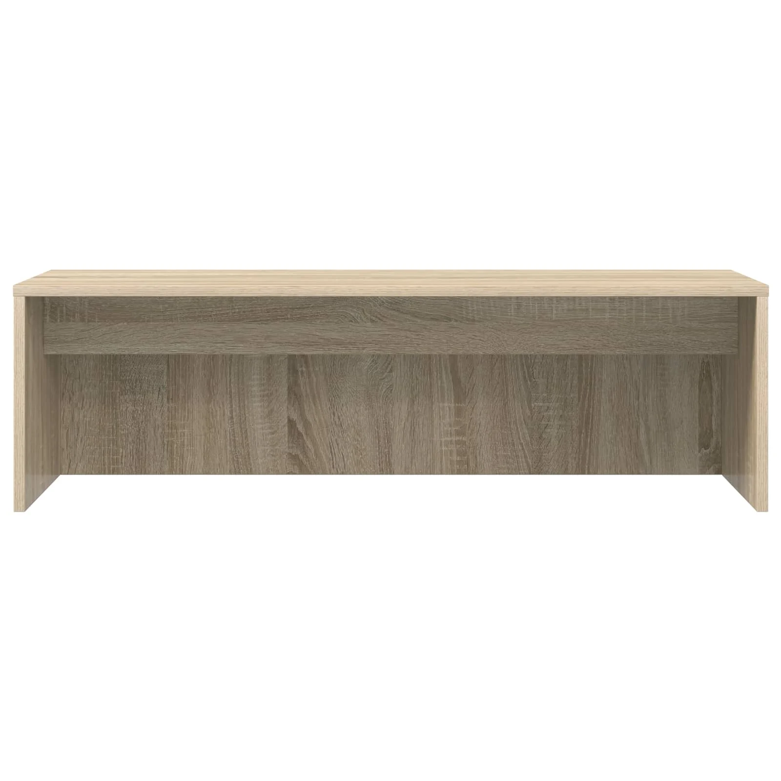 Bureau mural 100 x 45 x 30 cm chêne sonoma bois d'ingénierie – vue de dessus