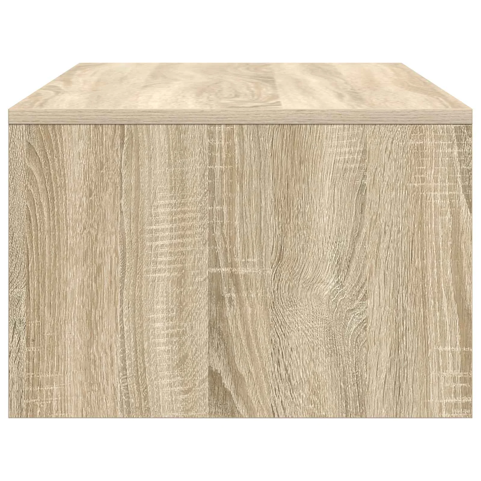 Bureau mural 100 x 45 x 30 cm chêne sonoma bois d'ingénierie – vue de dos