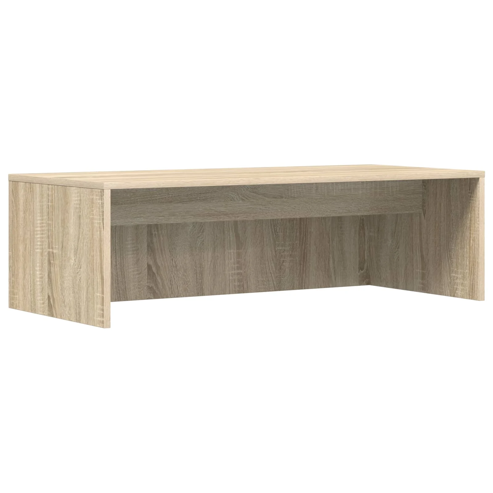 Bureau mural 100 x 45 x 30 cm chêne sonoma bois d'ingénierie – vue de côté