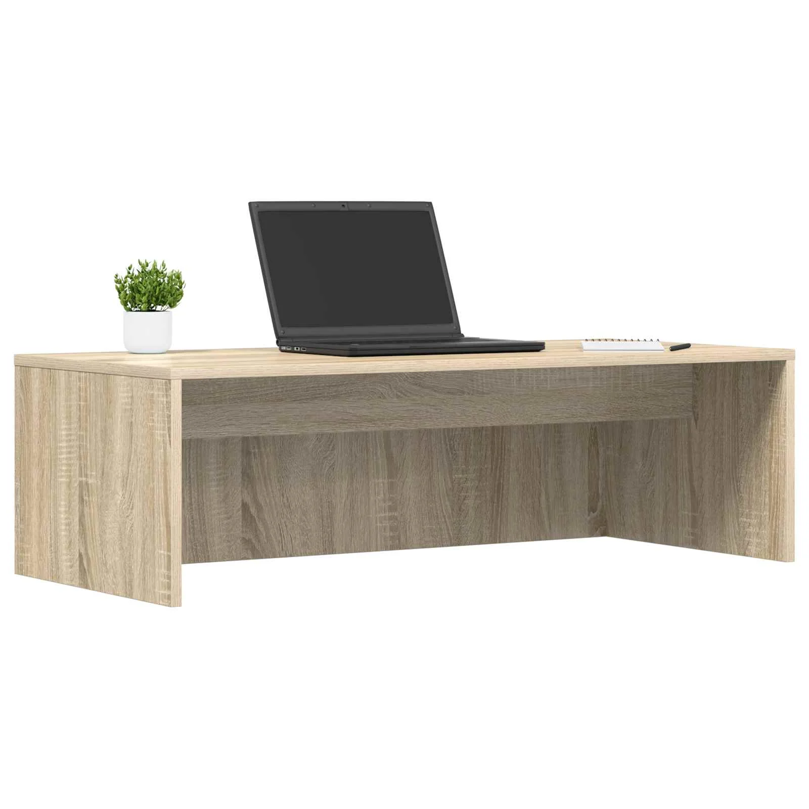 Bureau mural 100 x 45 x 30 cm chêne sonoma bois d'ingénierie – vue de détail