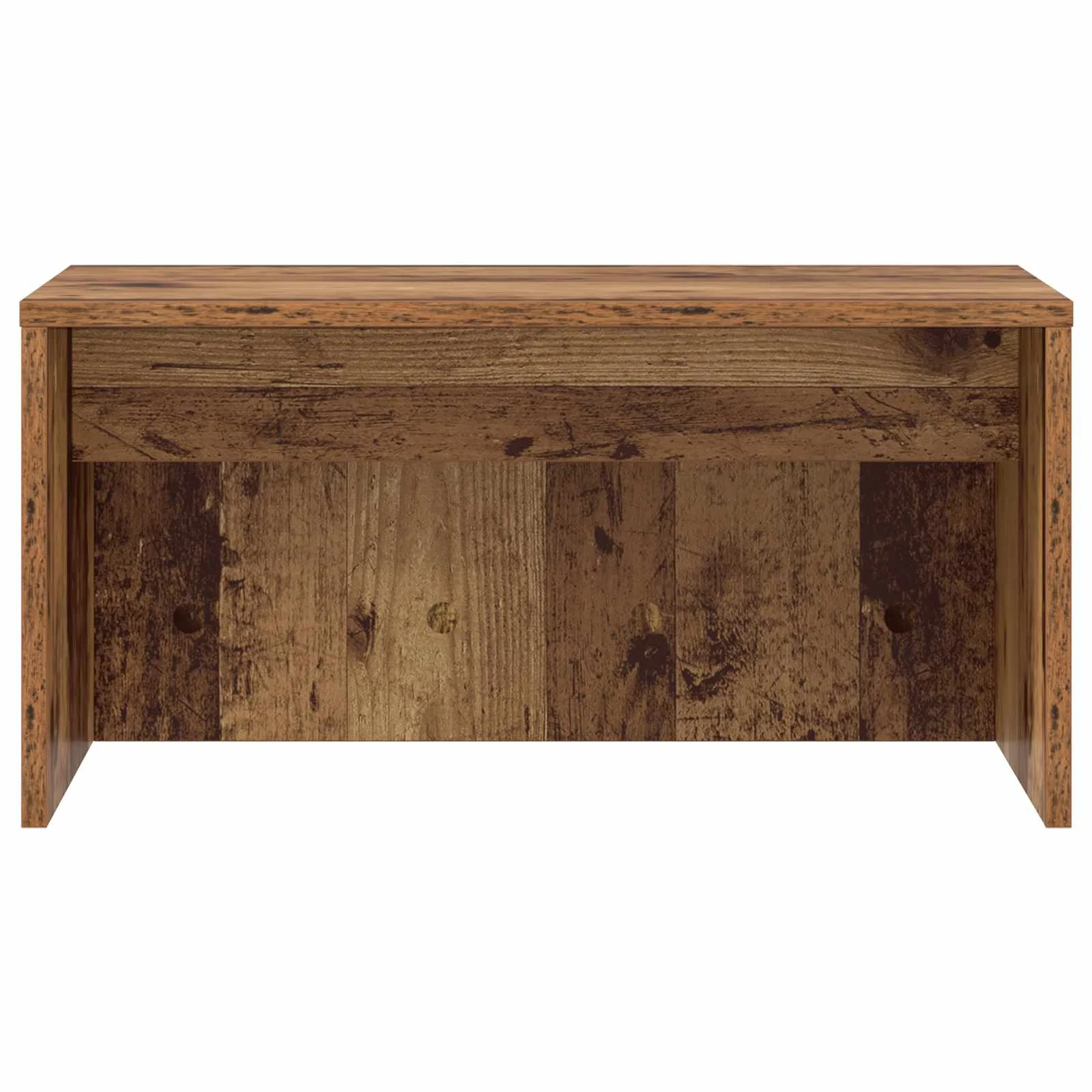 Bureau mural 60 x 45 x 30 cm bois ancien bois d'ingénierie – vue de dessus