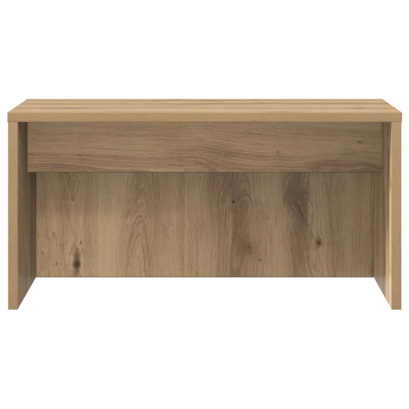 Bureau mural 60 x 45 x 30 cm chêne artisanal bois d'ingénierie – vue de dessus