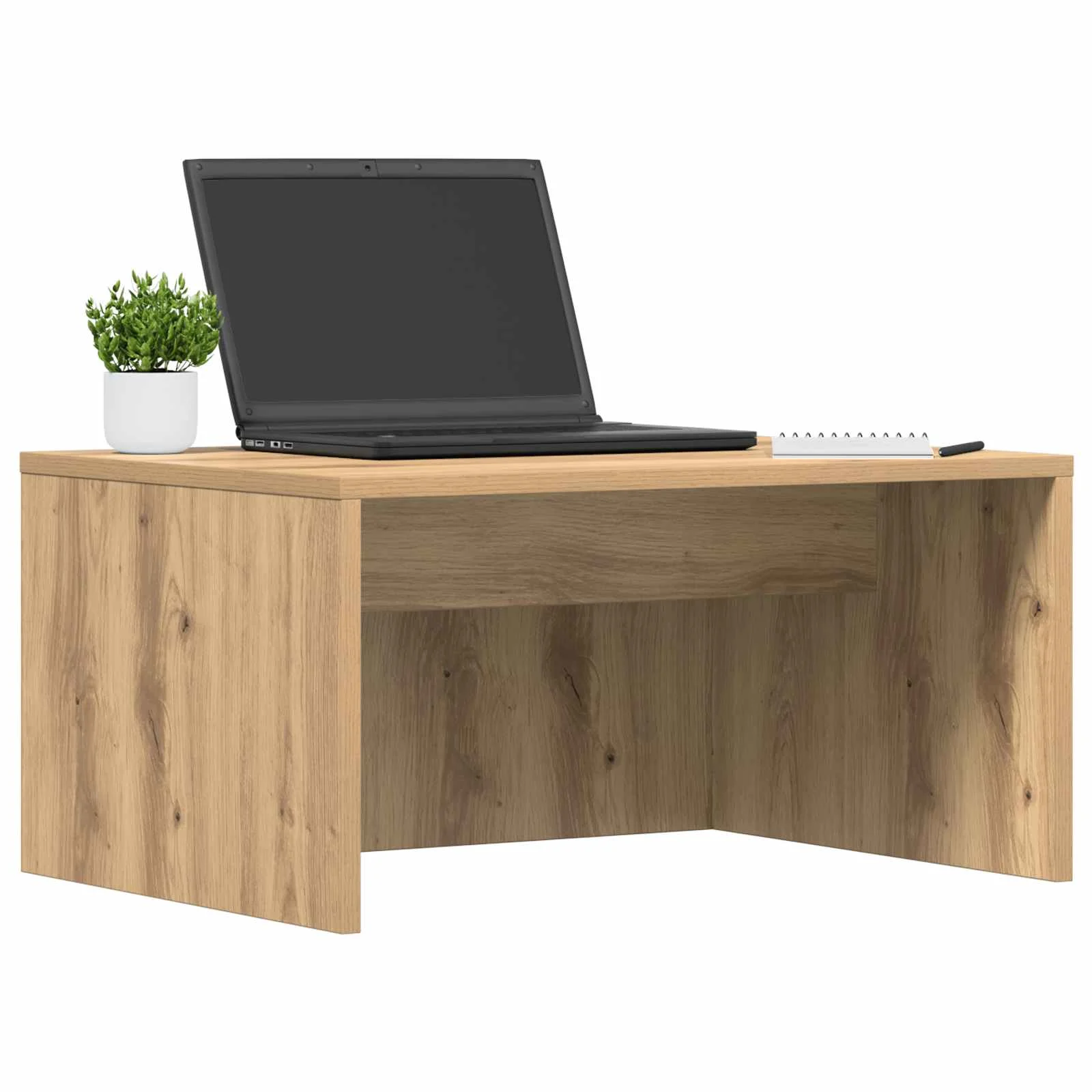 Bureau mural 60 x 45 x 30 cm chêne artisanal bois d'ingénierie – vue de détail