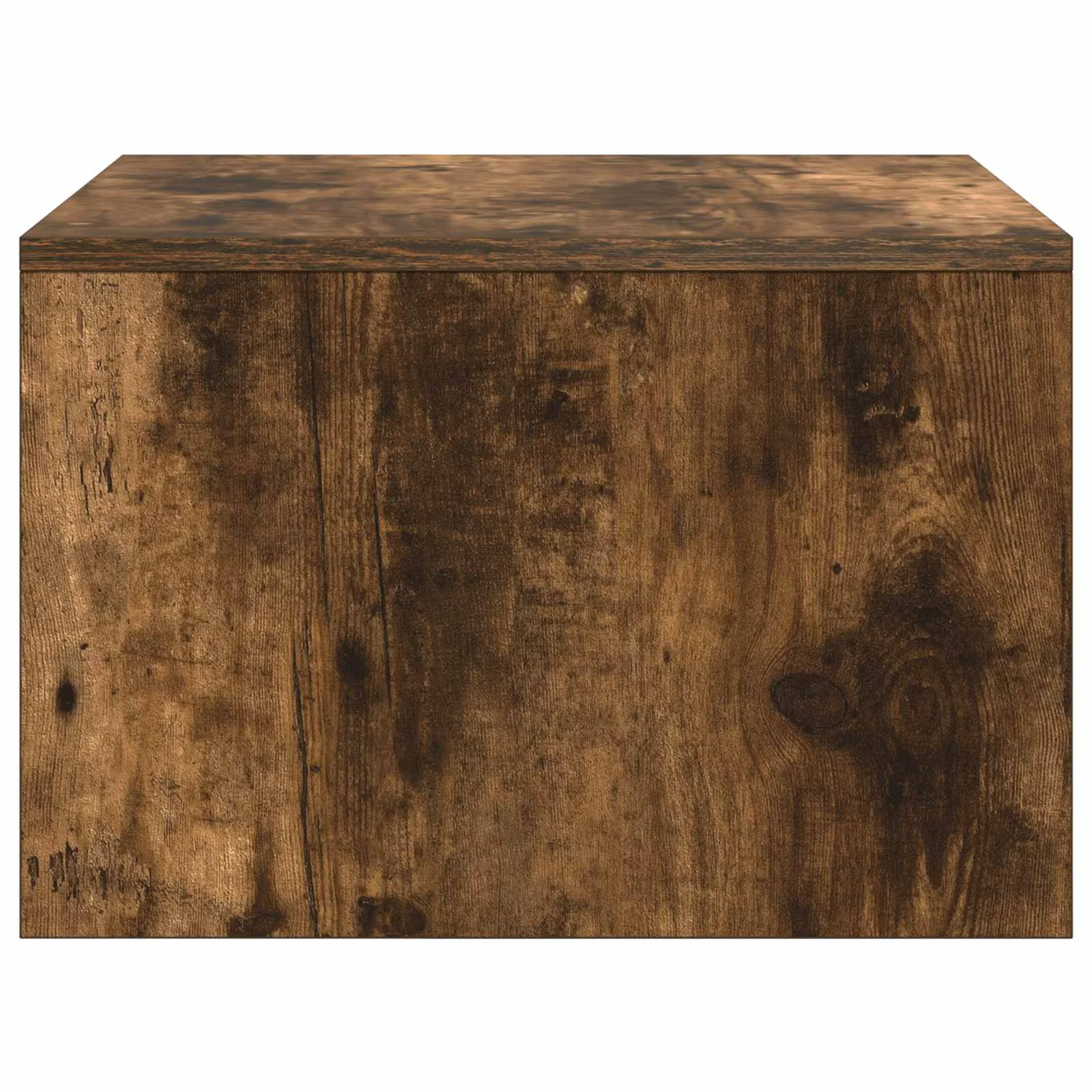 Bureau mural 60 x 45 x 30 cm chêne fumé bois d'ingénierie – vue de dos