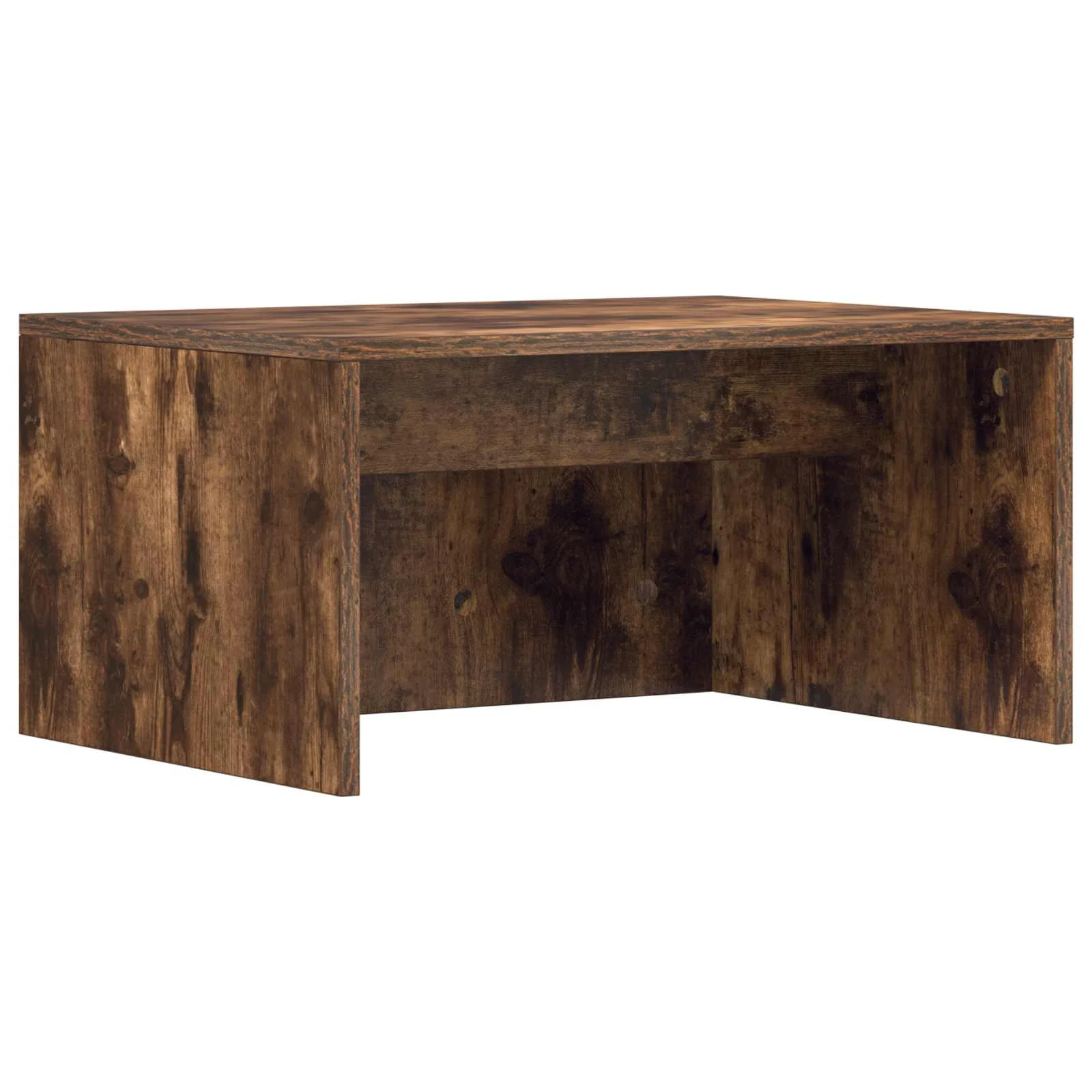 Bureau mural 60 x 45 x 30 cm chêne fumé bois d'ingénierie – vue de côté