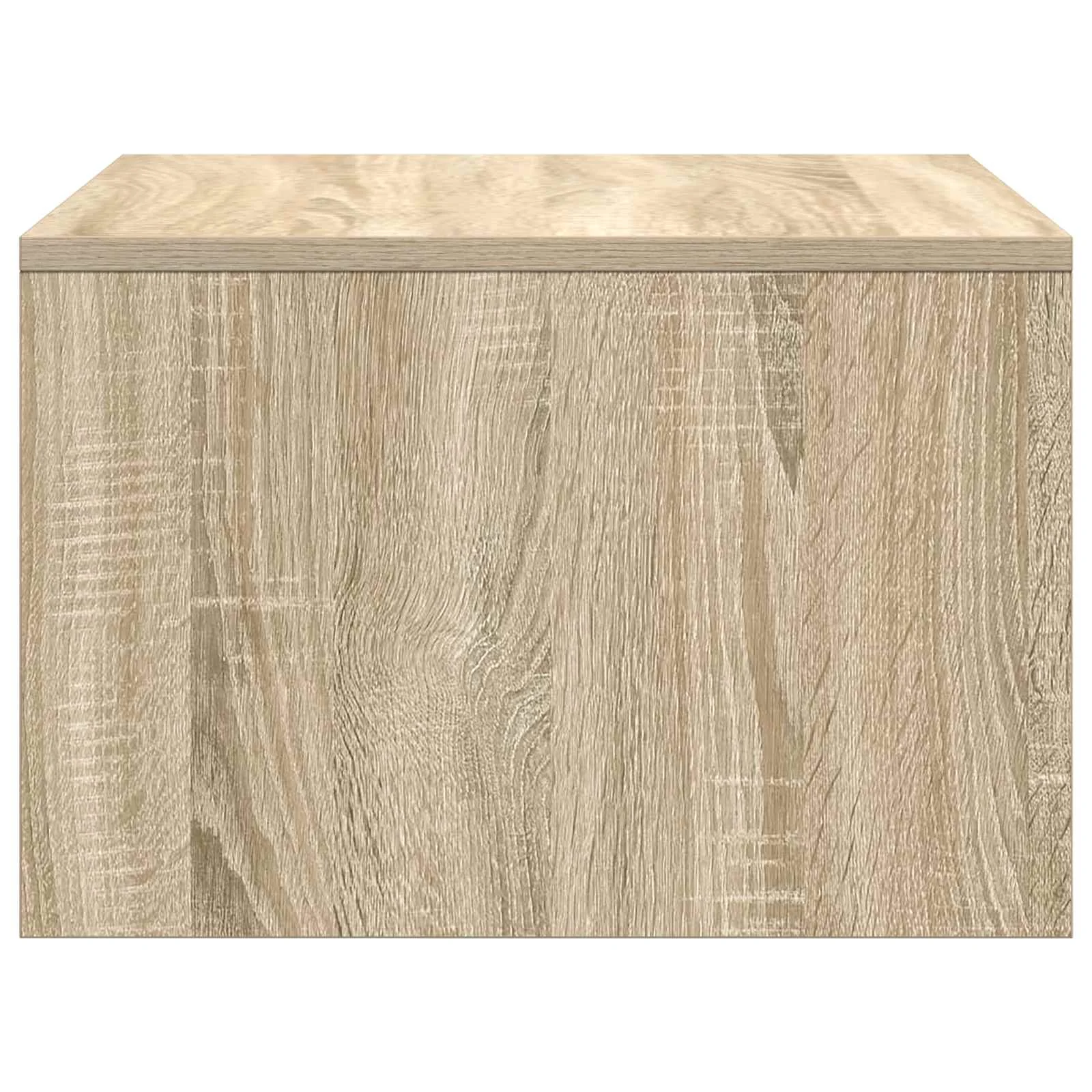 Bureau mural 60 x 45 x 30 cm chêne sonoma bois d'ingénierie – vue de dos