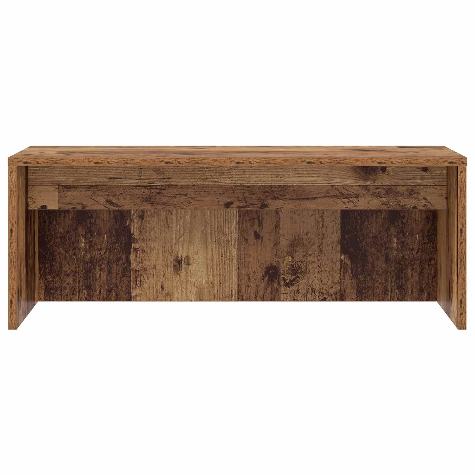 Bureau mural 80 x 45 x 30 cm bois ancien bois d'ingénierie – vue de dessus
