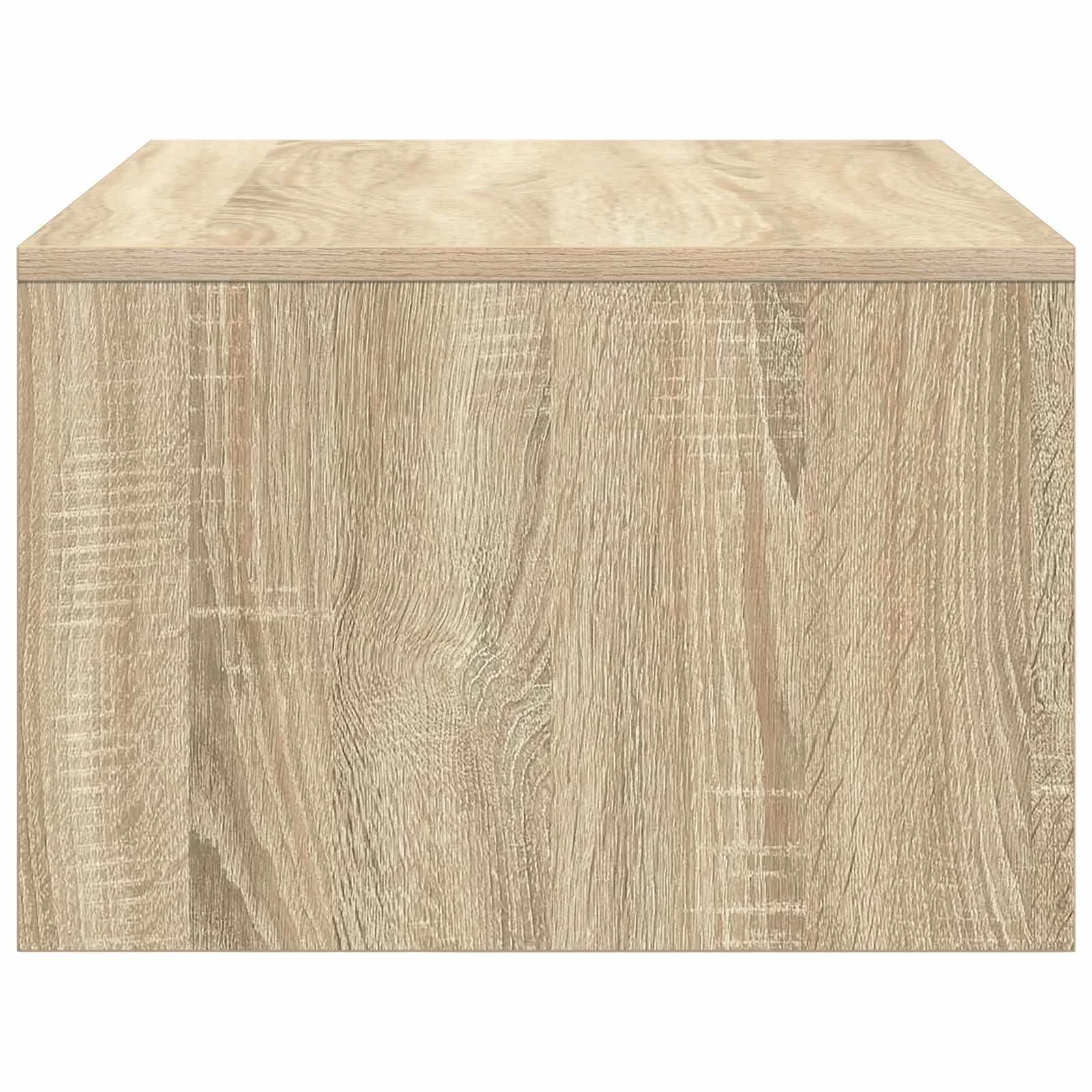 Bureau mural 80 x 45 x 30 cm chêne sonoma bois d'ingénierie – vue de dos