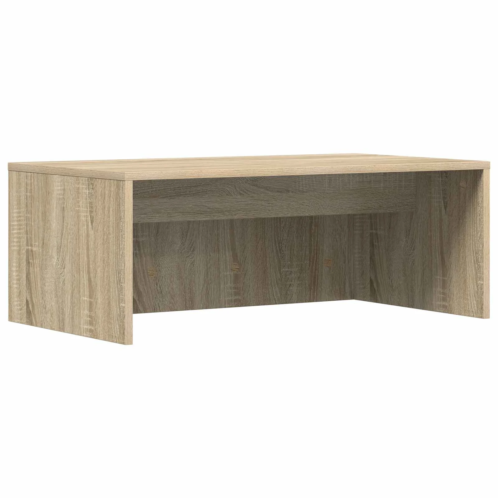 Bureau mural 80 x 45 x 30 cm chêne sonoma bois d'ingénierie – vue de côté